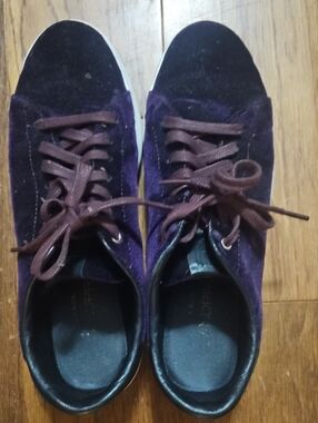 Cole Haan Purple Velvet Athletic Sneakers with PurpleLaces
